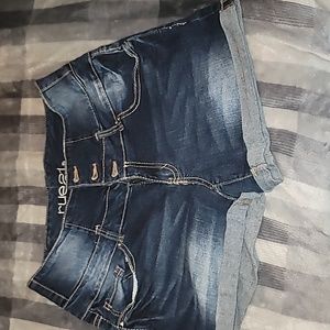 Jean high wasted shorts